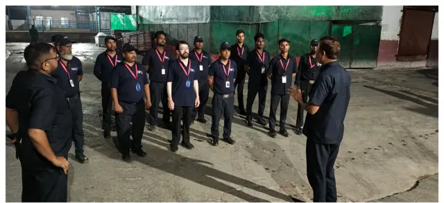 Night Briefing 1 — TOP2 Security personnel